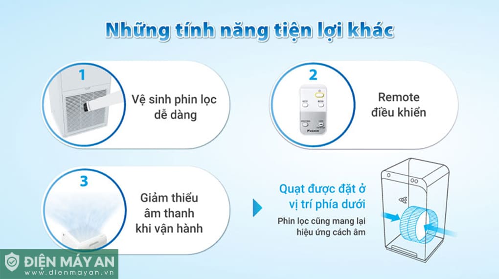 Máy lọc không khí Daikin MC55UVM6-7 37W